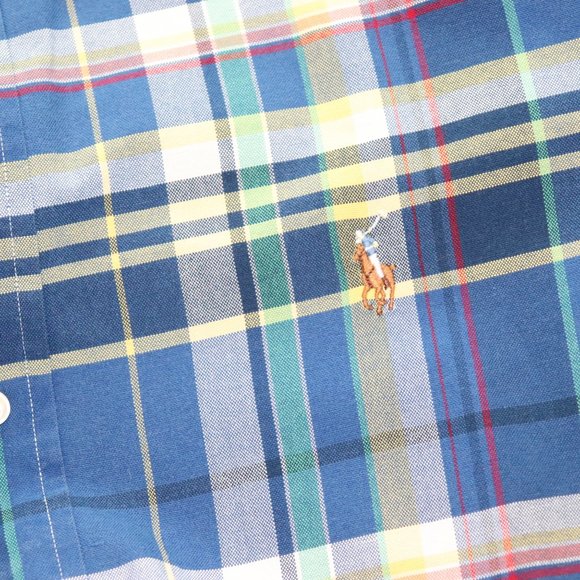 Plaid Button Down Polo Ralph Lauren Shirt - Picture 3 of 3